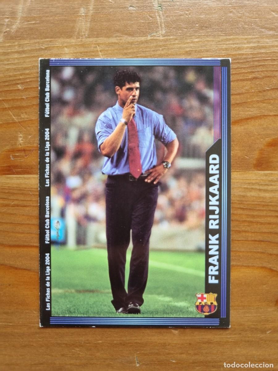 Figurine di Calcio: 138 RIJKAARD (FC Barcelona). Las Fichas de la Liga 2003 2004 03 04 (Mundicromo)