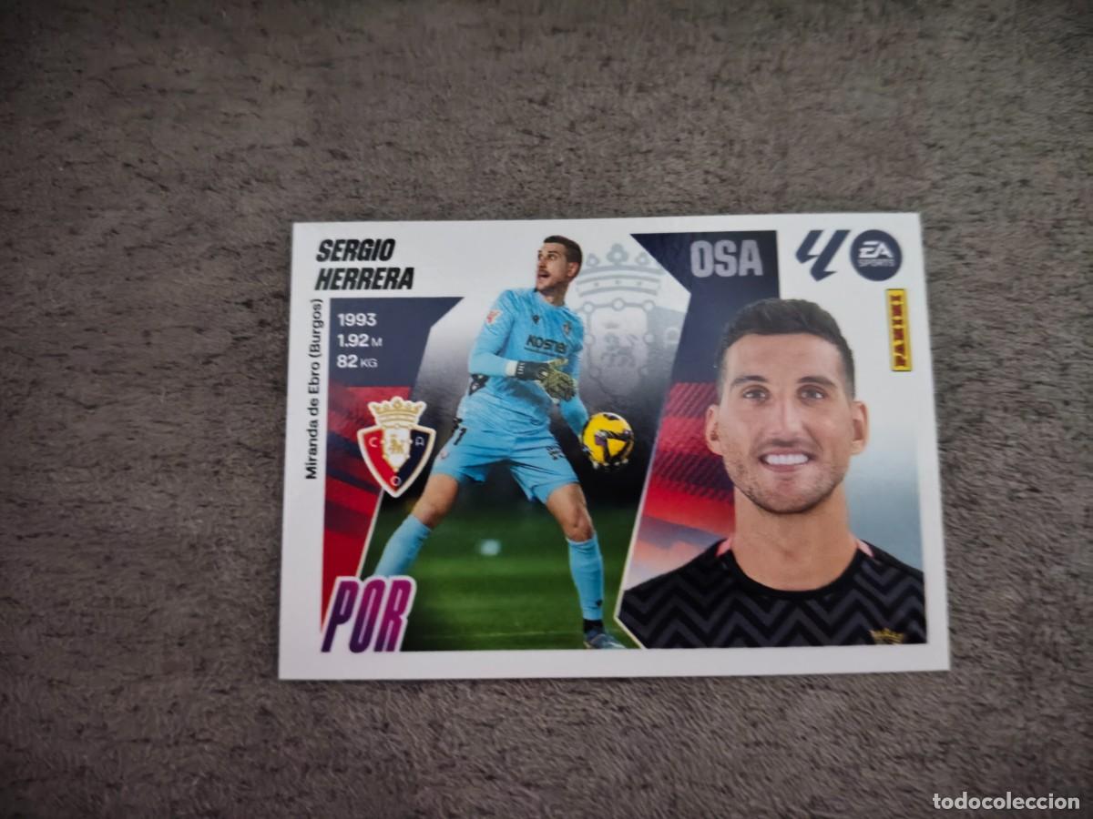 Figurine di Calcio: Cromo 3 SERGIO HERRERA CA OSASUNA. Colecci&oacute;n LALIGA F&uacute;tbol 2025-2026 PANINI Nuevo