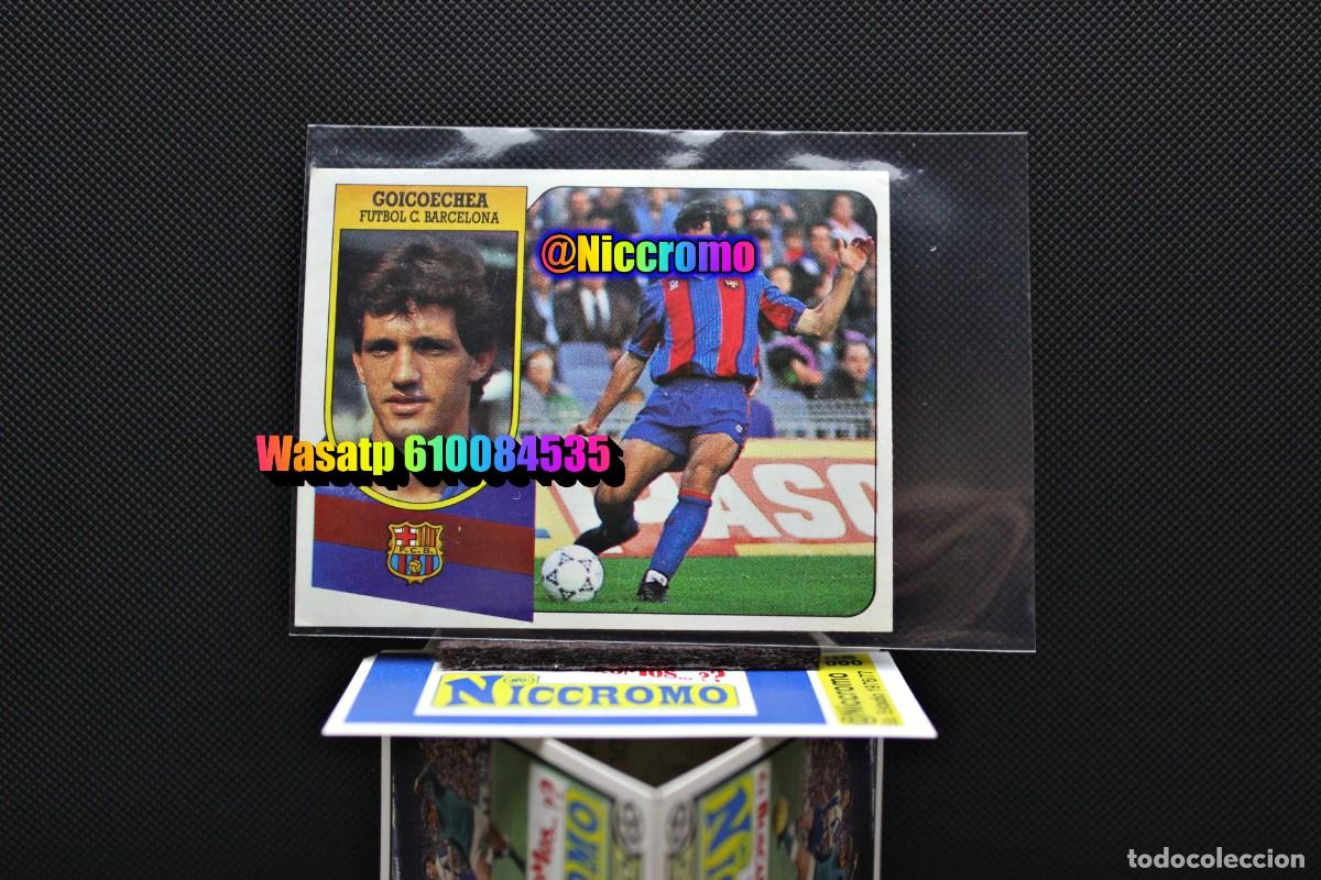 Figurine di Calcio: goicoechea barcelona 91 92 promocion adhesivo este nuevo sin pegar 1991 1992 ver foto + en niccromo