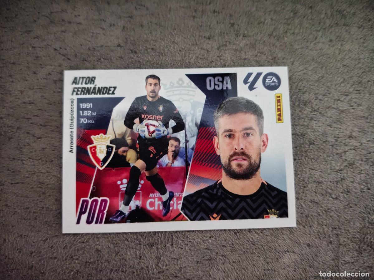 Figurine di Calcio: Cromo 4 AITOR FERN&Aacute;NDEZ CA OSASUNA. Colecci&oacute;n LALIGA F&uacute;tbol 2025-2026 PANINI Nuevo