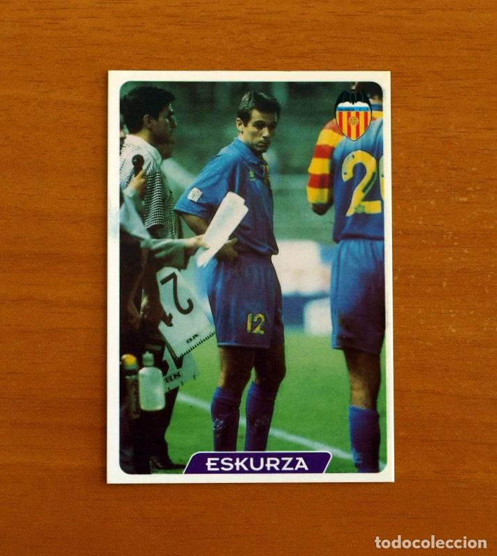 Figurine di Calcio: Valencia -N&ordm; 177 Eskurza -UH-&Uacute;ltima Hora -Las Fichas la Liga 95-96-1995-1996 -Mundicromo