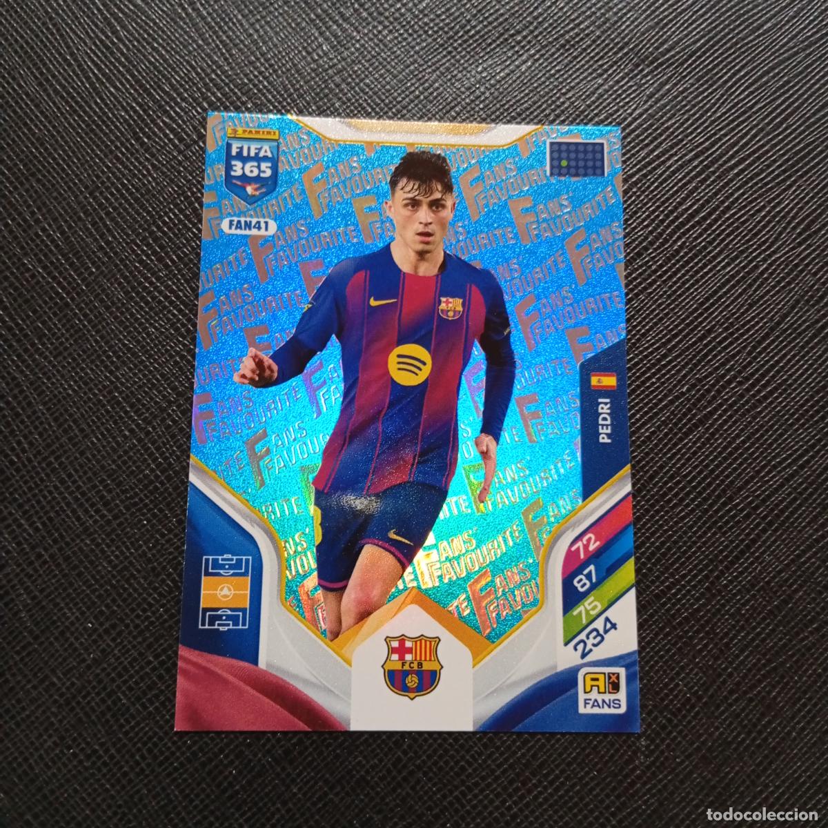 Figurine di Calcio: FAN41 PEDRI BARCELONA ADRENALYN 2025 2026 FIFA 365 CROMO FUTBOL 25 26 - A215 PG64 AZUL