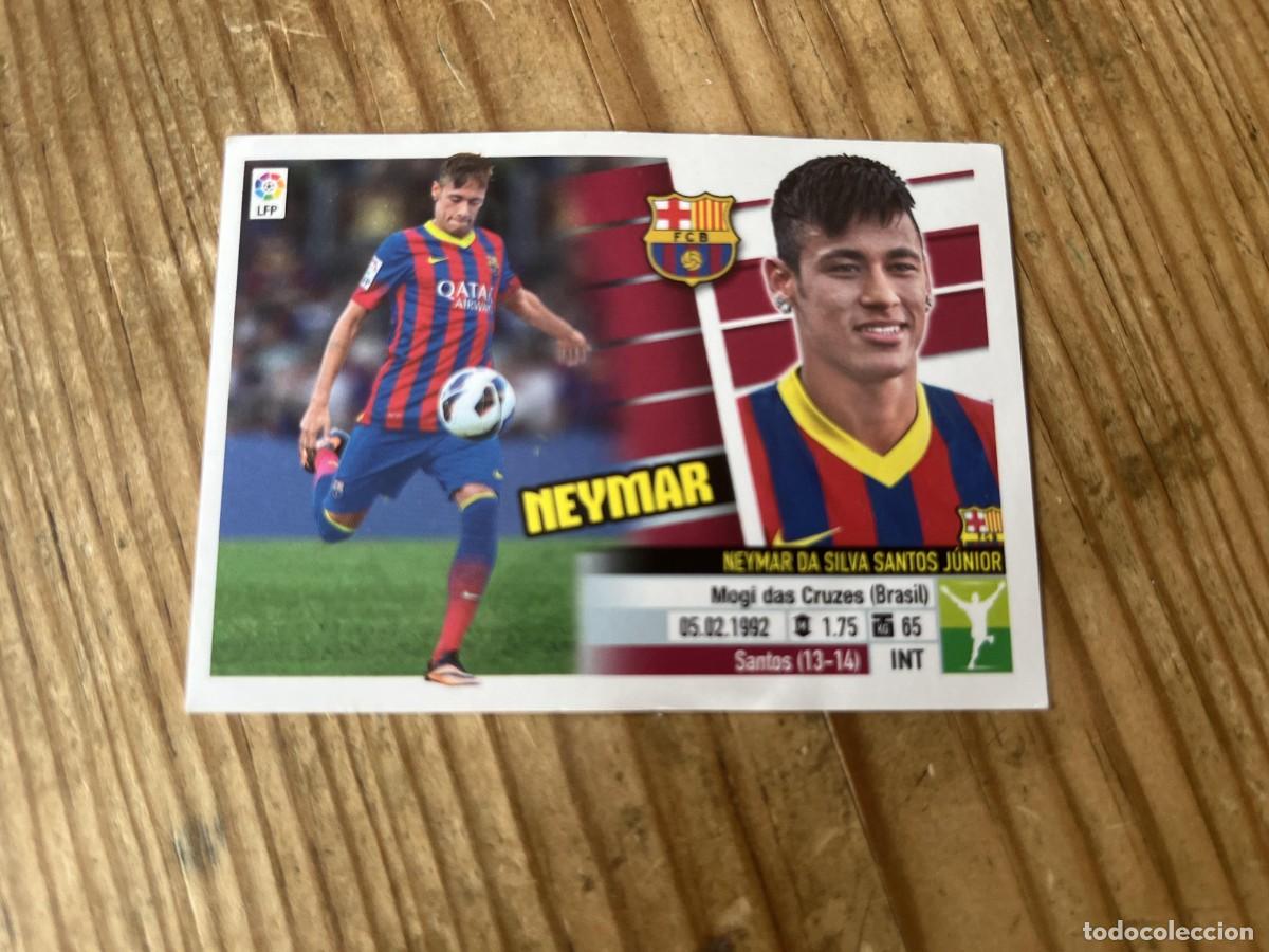 Figurine di Calcio: CROMO SIN PEGAR NUNCA PEGADO ALBUM LIGA ESTE 13 14 2013 2014 FICHAJES # 1 NEYMAR BARCELONA VERSION