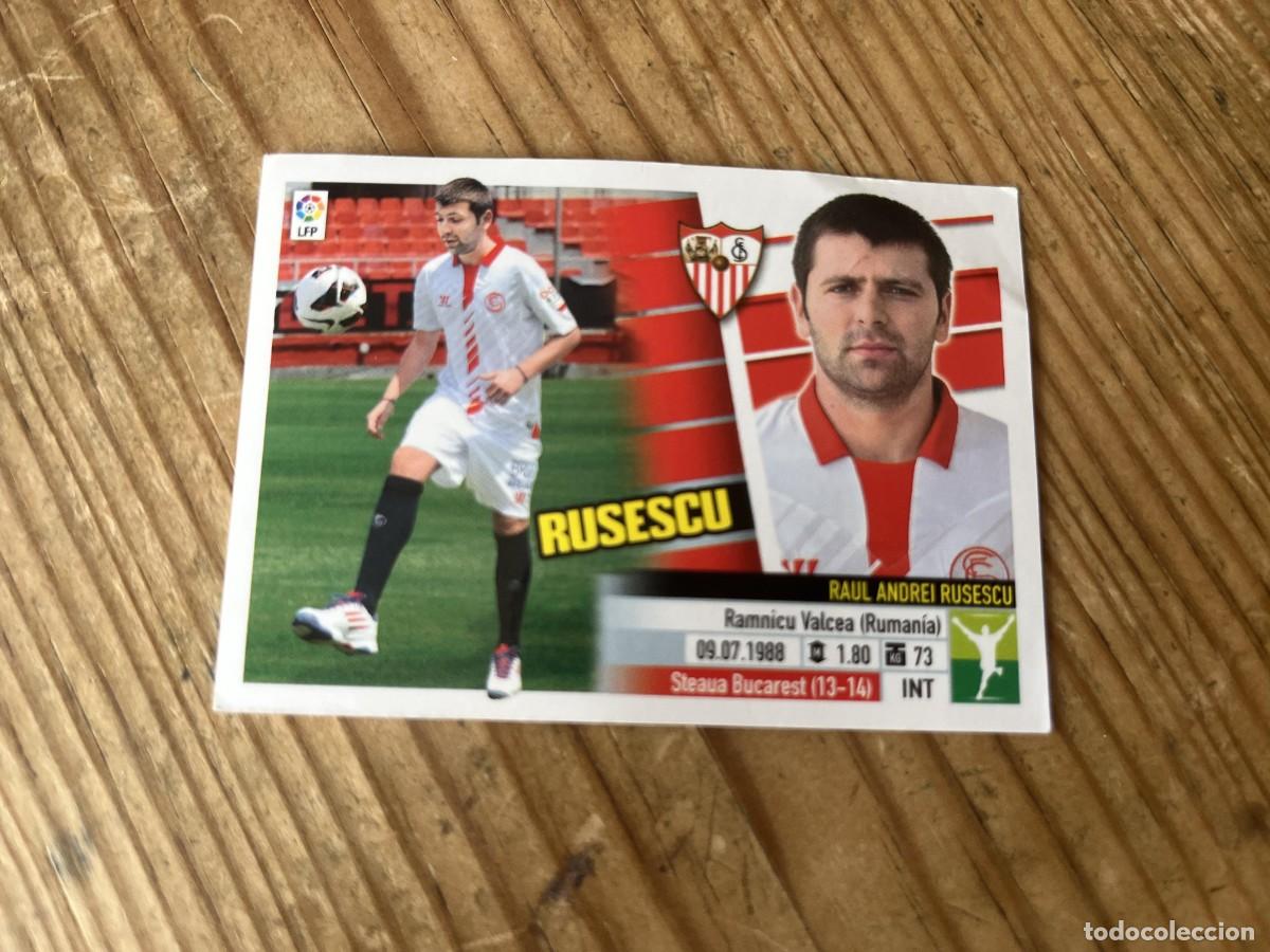 Figurine di Calcio: CROMO SIN PEGAR NUNCA PEGADO ALBUM LIGA ESTE 13 14 2013 2014 FICHAJES # 3 RUSESCU SEVILLA