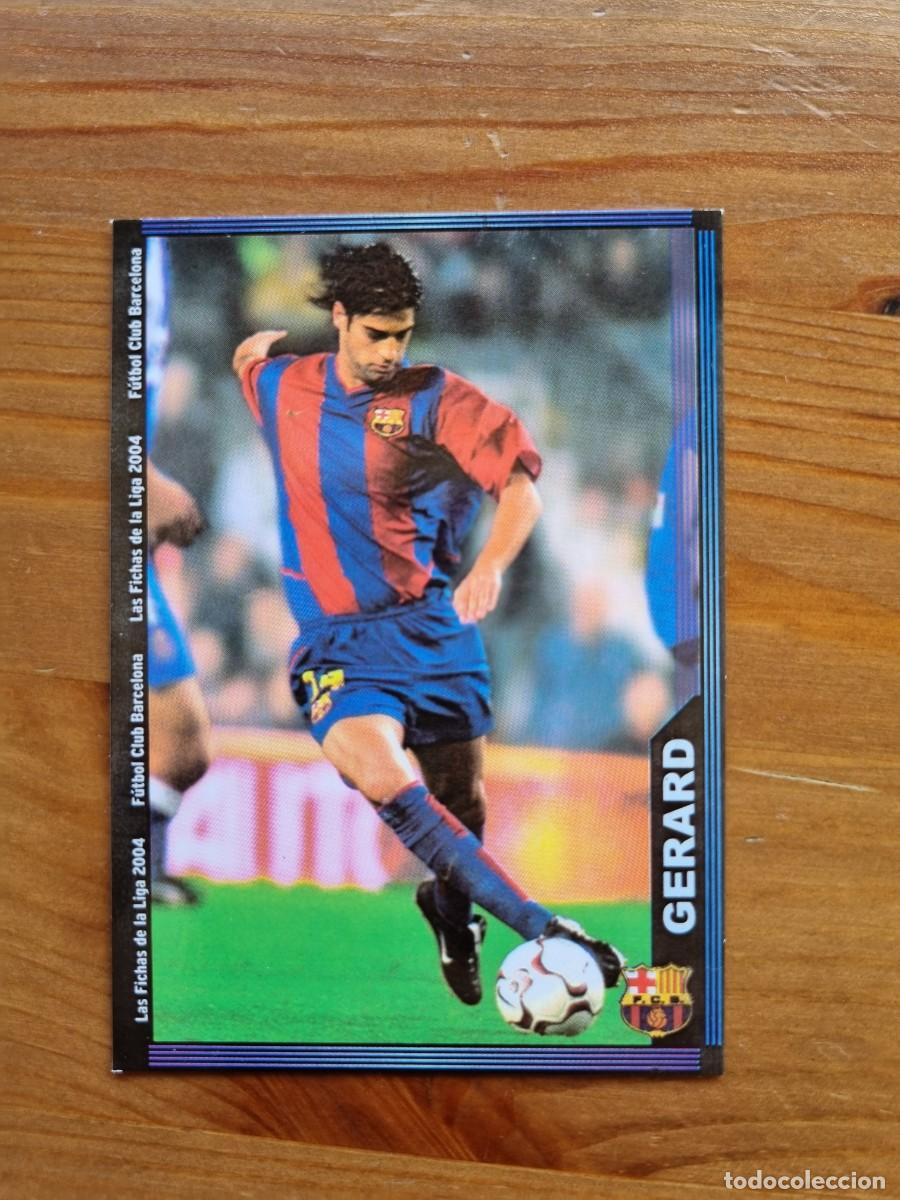 Figurine di Calcio: 145 GABRI (FC Barcelona). Las Fichas de la Liga 2003 2004 03 04 (Mundicromo)