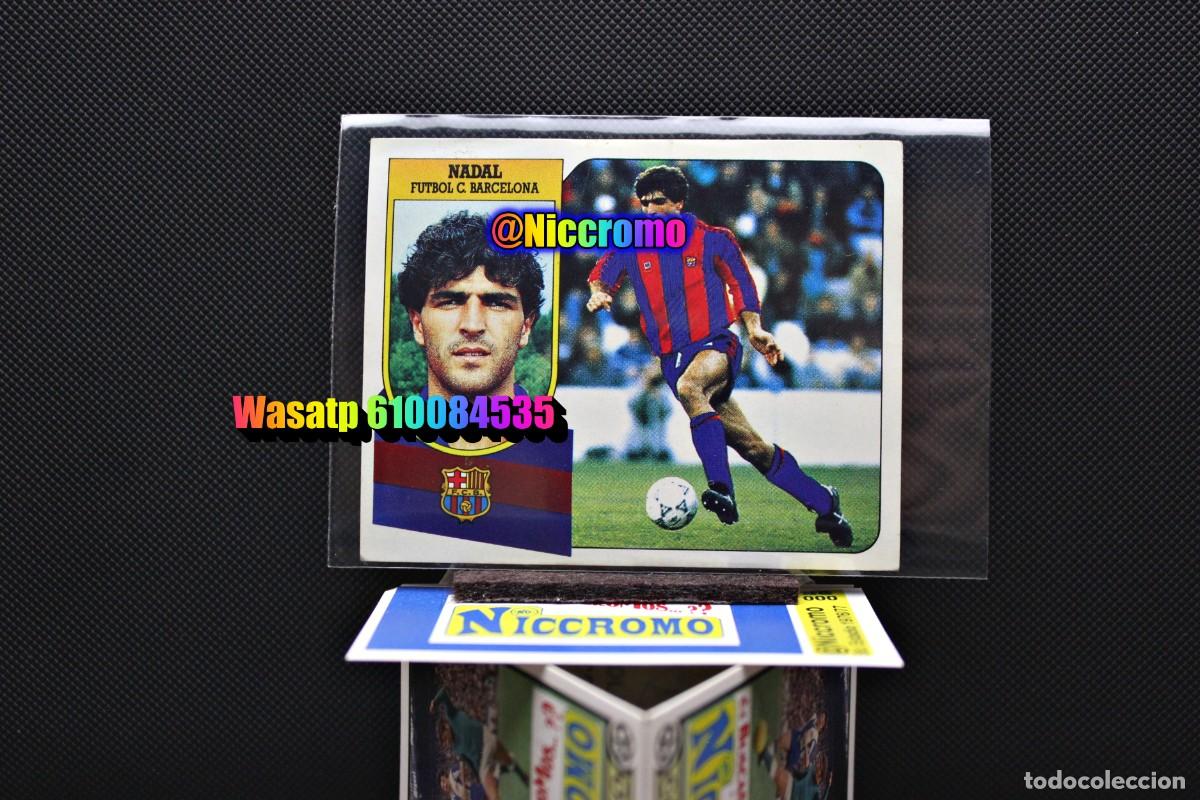 Football Stickers: nadal barcelona 91 92 fichaje 1 adhesivo este nuevo sin pegar 1991 1992 + en niccromo