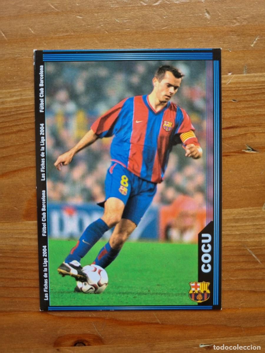 Cartes &agrave; collectionner de Football: 148 COCU (FC Barcelona). Las Fichas de la Liga 2003 2004 03 04 (Mundicromo)
