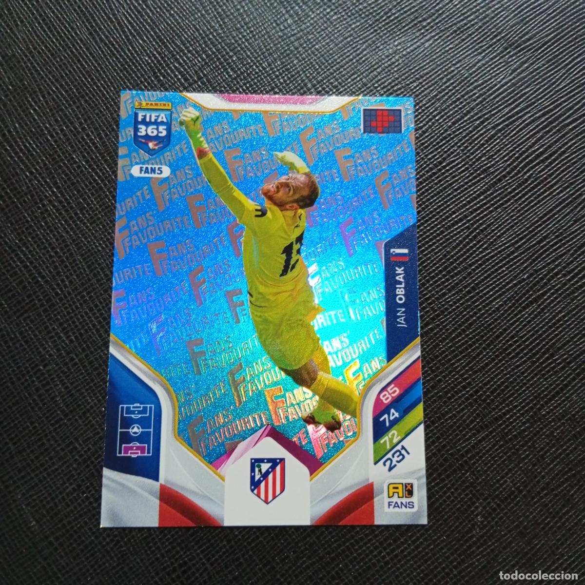Football Stickers: FAN5 OBLAK AT MADRID ADRENALYN 2025 2026 FIFA 365 CROMO FUTBOL 25 26 - A215 PG64 AZUL