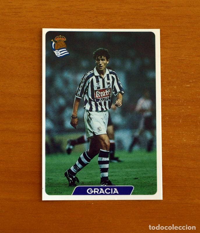 Fu&szlig;ball-Sticker: Real Sociedad -N&ordm; 191 Gracia -UH-&Uacute;ltima Hora -Las Fichas la Liga 95-96-1995-1996 -Mundicromo
