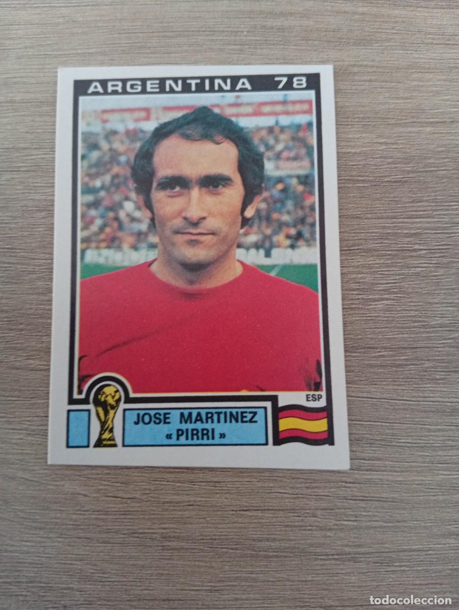 Fu&szlig;ball-Sticker: JOSE MARTINEZ PIRRI 210 ESPA&Ntilde;A MUNDIAL ARGENTINA 78-ARGENTINA 1978 SIN PEGAR NUNCA PEGADO