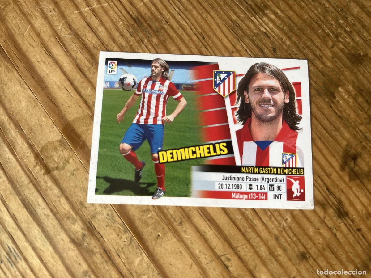Cromos de f&uacute;tbol: CROMO SIN PEGAR NUNCA PEGADO ALBUM LIGA ESTE 13 14 2013 2014 FICHAJES 12 DEMICHELIS ATLETICO MADRID