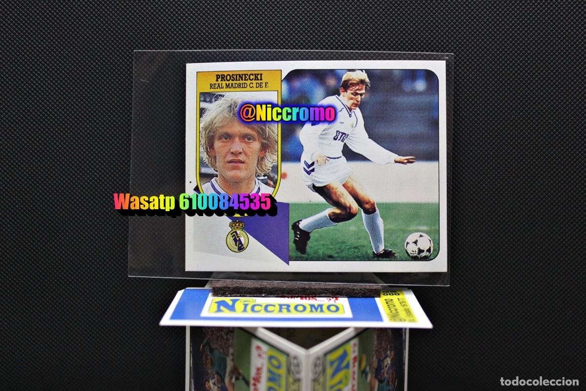 Cromos de f&uacute;tbol: prosinecki real madrid 91 92 carton este nuevo sin pegar 1991 1992 ver fotos + en niccromo