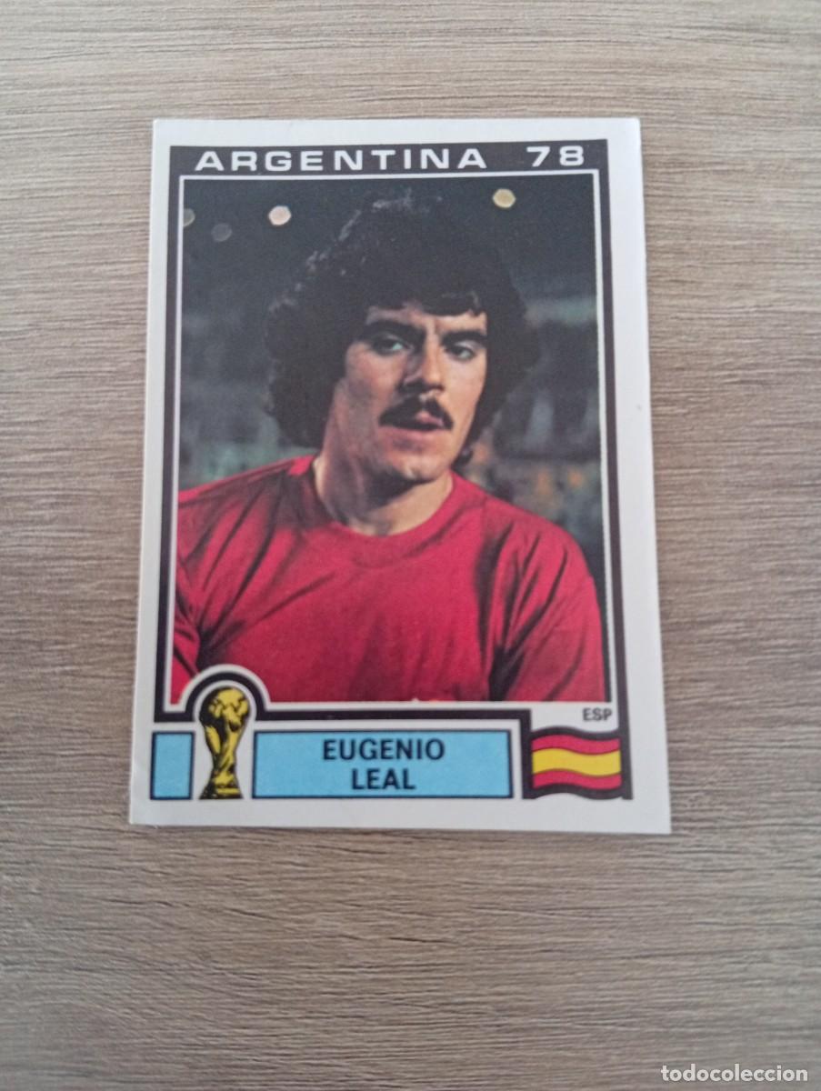 Cromos de f&uacute;tbol: EUGENIO LEAL 214 MUNDIAL ARGENTINA 78-ARGENTINA 1978 SIN PEGAR NUNCA PEGADO