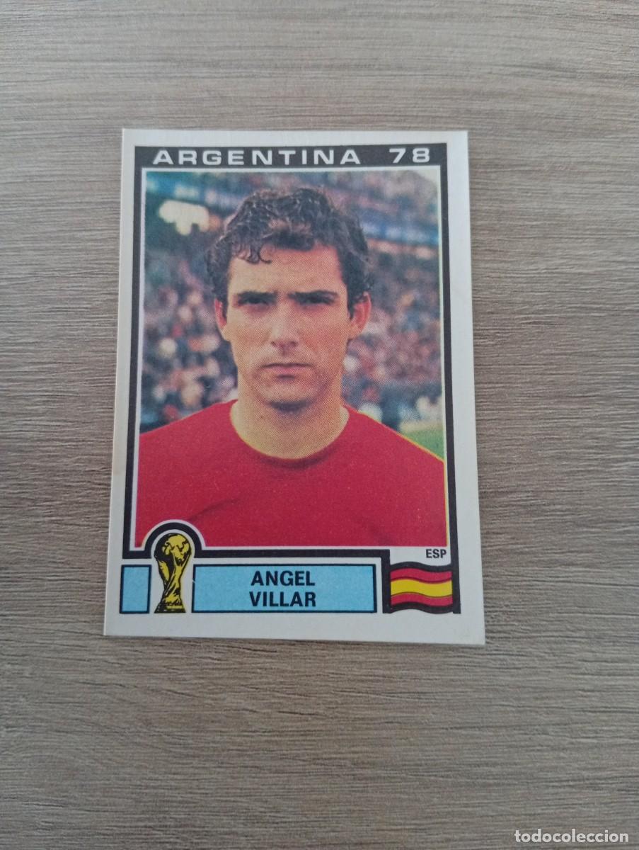 Cromos de f&uacute;tbol: ANGEL VILLAR 215 MUNDIAL ARGENTINA 78-ARGENTINA 1978 SIN PEGAR NUNCA PEGADO