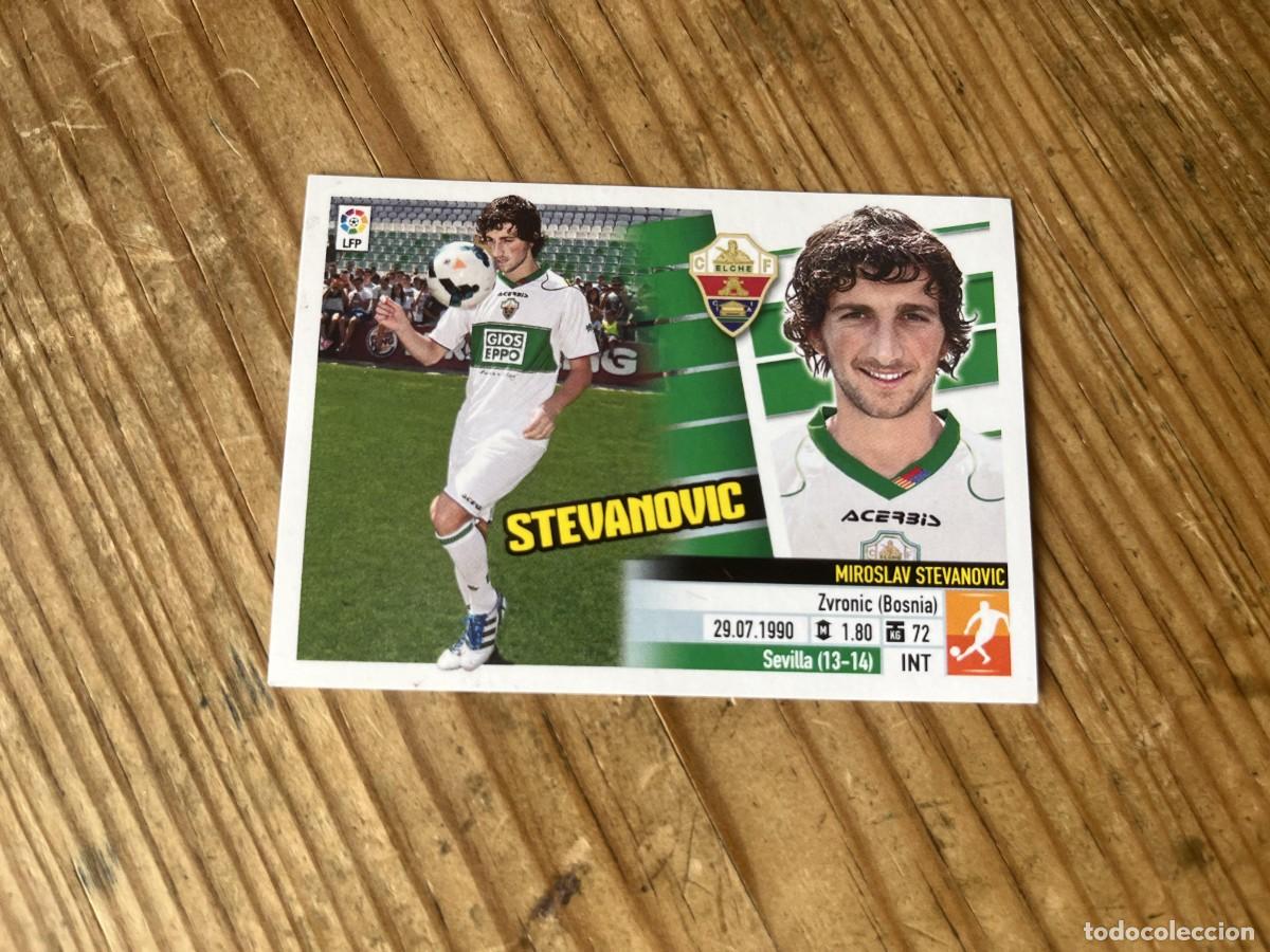 Cromos de f&uacute;tbol: CROMO SIN PEGAR NUNCA PEGADO ALBUM LIGA ESTE 13 14 2013 2014 FICHAJES # 20 STEVANOVIC ELCHE