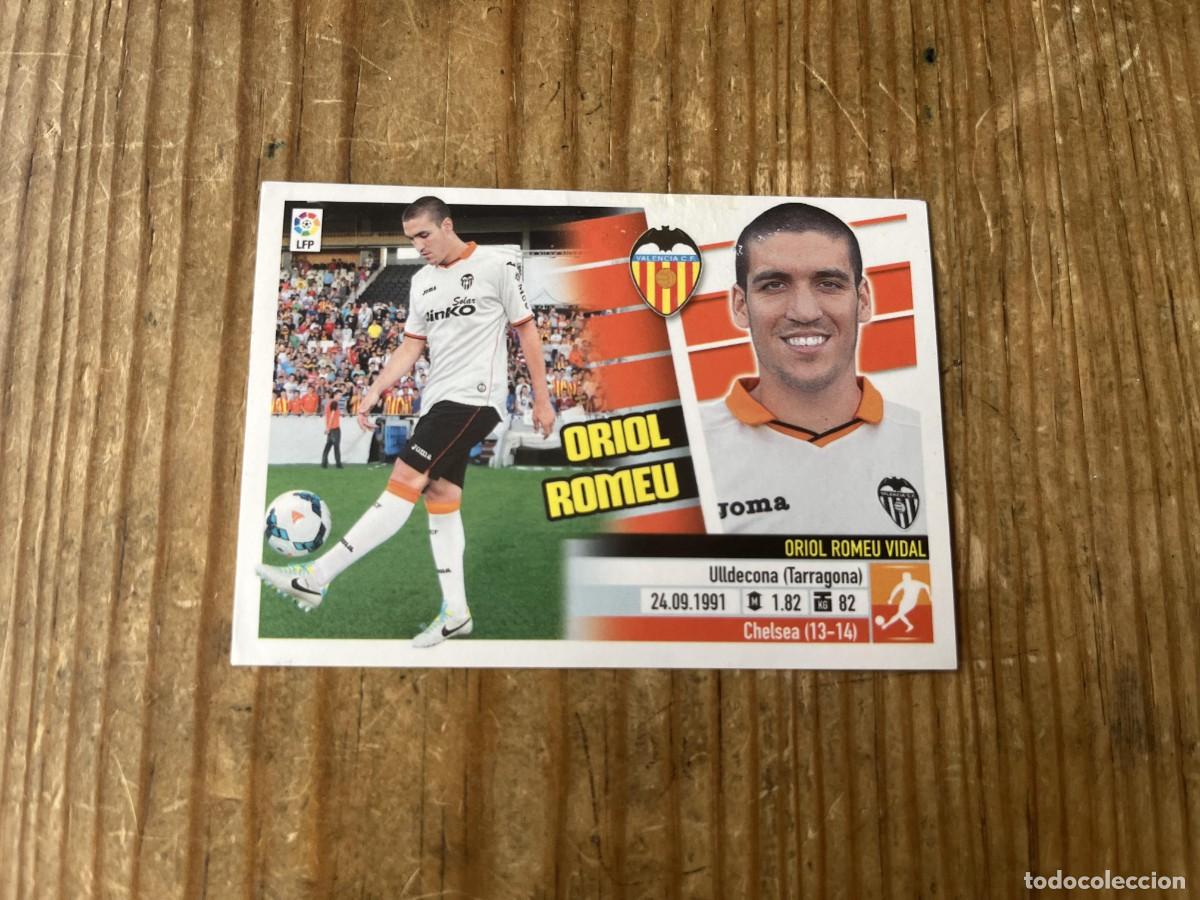 Cromos de f&uacute;tbol: CROMO SIN PEGAR NUNCA PEGADO ALBUM LIGA ESTE 13 14 2013 2014 FICHAJES # 22 ORIOL ROMEU VALENCIA
