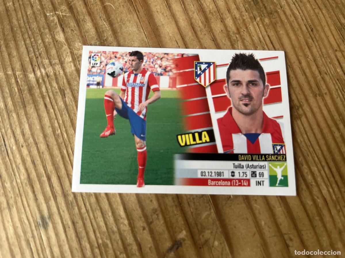 Cromos de Futebol: CROMO SIN PEGAR NUNCA PEGADO ALBUM LIGA ESTE 13 14 2013 2014 FICHAJES # 23 VILLA ATLETICO MADRID