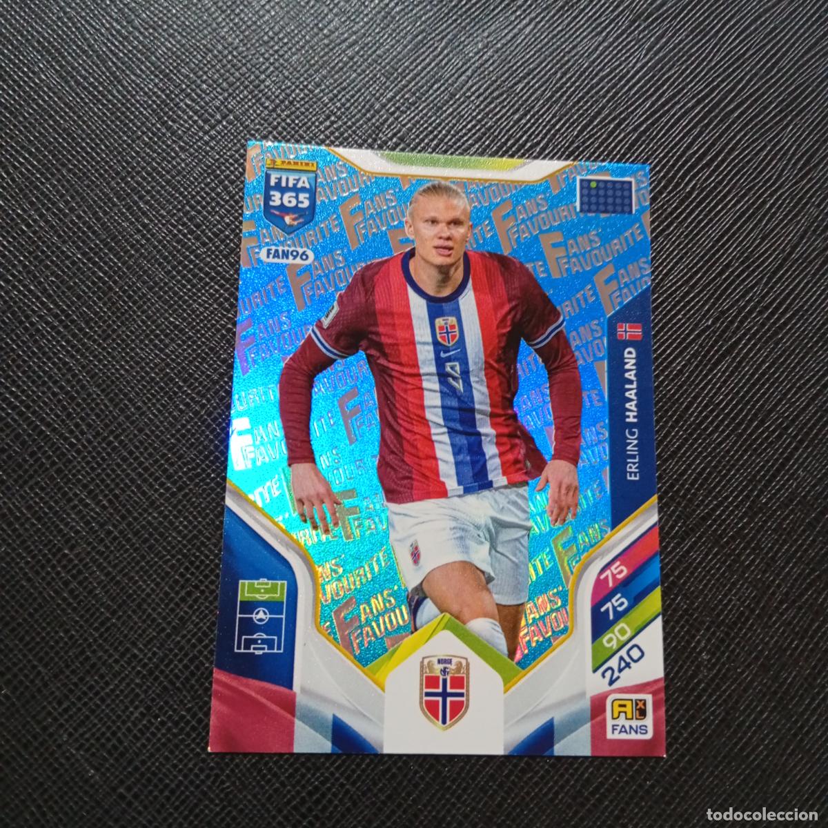 Football Stickers: FAN96 HAALAND NORUEGA ADRENALYN 2025 2026 FIFA 365 CROMO FUTBOL 25 26 - A215 PG65 AZUL