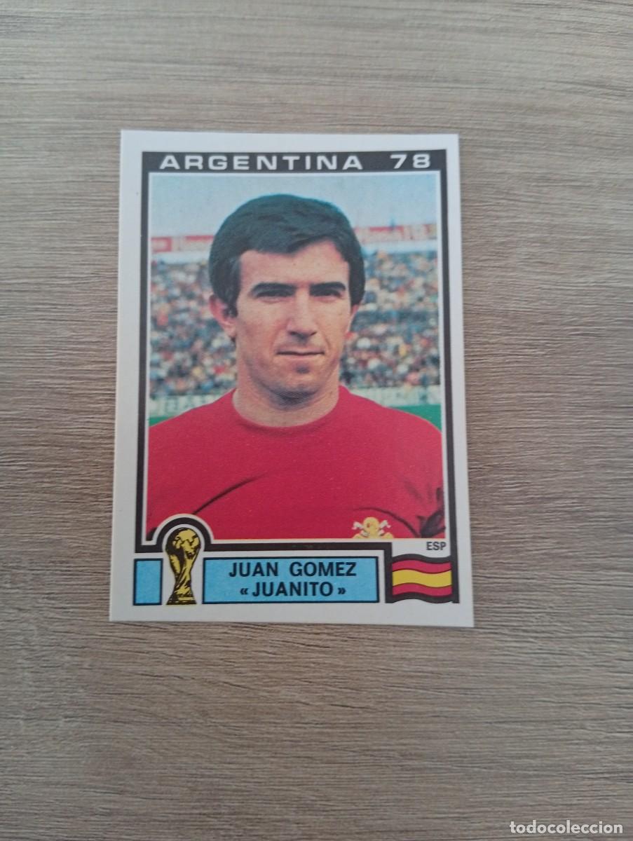 Cromos de f&uacute;tbol: JUAN GOMEZ JUANITO 219 ESPA&Ntilde;A MUNDIAL ARGENTINA 78-ARGENTINA 1978 SIN PEGAR NUNCA PEGADO