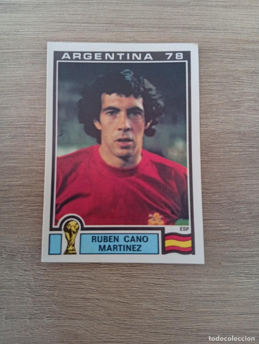 Cromos de f&uacute;tbol: RUBEN CANO MARTINEZ 221 ESPA&Ntilde;A MUNDIAL ARGENTINA 78-ARGENTINA 1978 SIN PEGAR NUNCA PEGADO