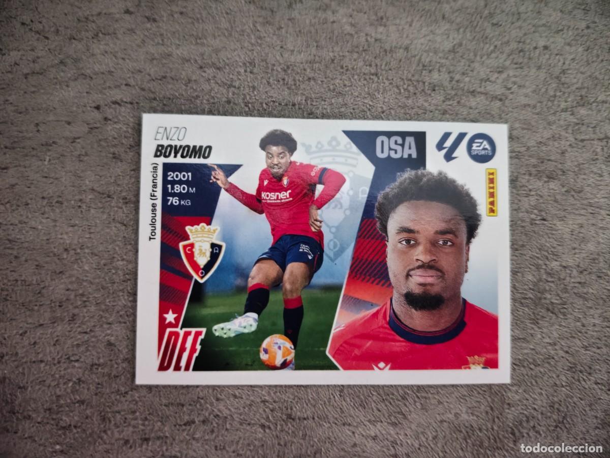 Football Stickers: Cromo 7 ENZO BOYOMO CA OSASUNA. Colecci&oacute;n LALIGA F&uacute;tbol 2025-2026 PANINI Nuevo