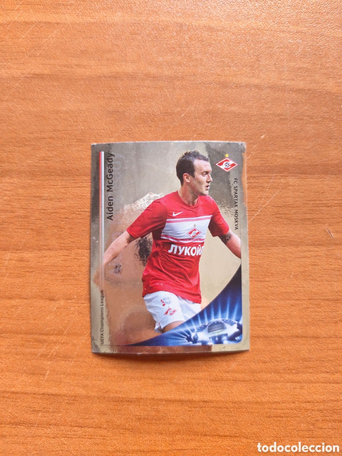 Football Stickers: Cromo Aiden McGeady Champions League 12/13