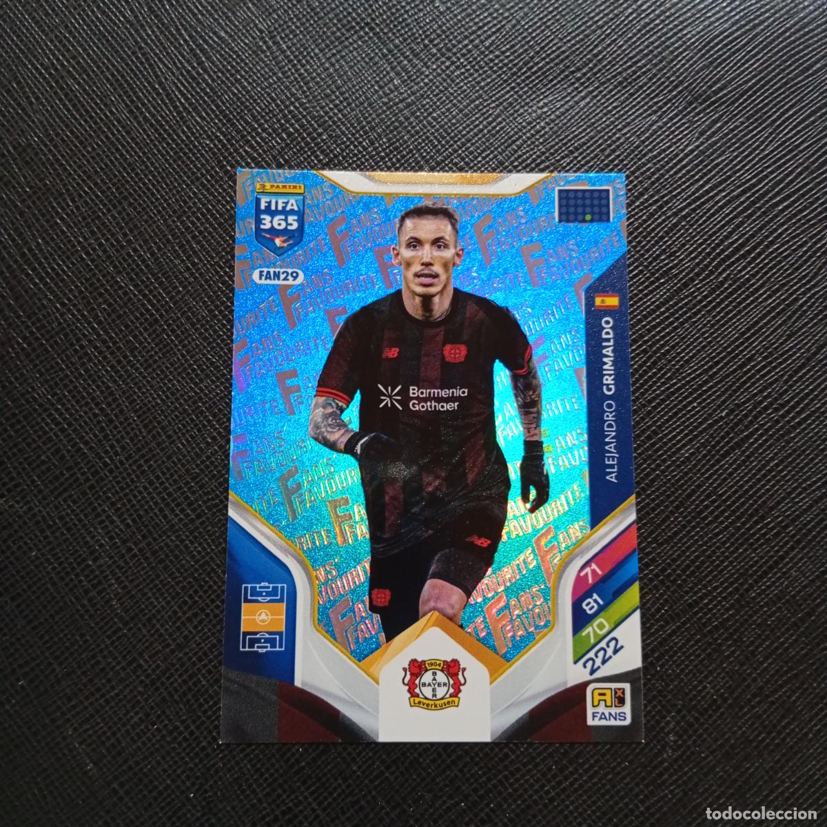 Football Stickers: FAN29 GRIMALDO LEVERKUSEN ADRENALYN 2025 2026 FIFA 365 CROMO FUTBOL 25 26 - A215 PG65 AZUL