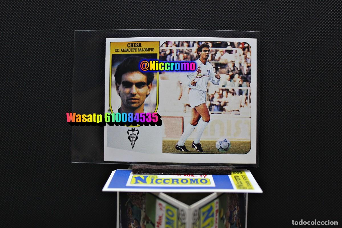 Cromos de f&uacute;tbol: chesa albacete 91 92 carton este nuevo sin pegar 1991 1992 ver fotos + en niccromo