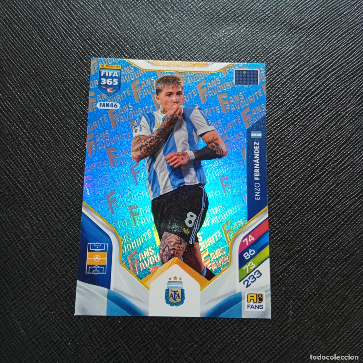 Cromos de f&uacute;tbol: FAN46 ENZO FERNANDEZ ARGENTINA ADRENALYN 2025 2026 FIFA 365 CROMO FUTBOL 25 26 - A215 PG65 AZUL