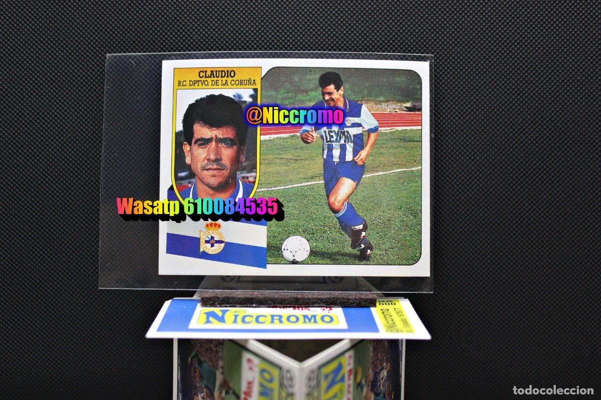 Cromos de f&uacute;tbol: claudio deportivo coru&ntilde;a 91 92 carton este nuevo sin pegar 1991 1992 ver fotos + en niccromo