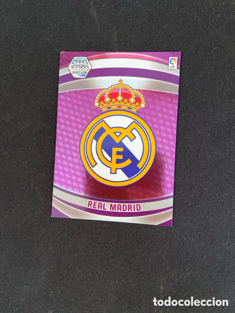 Cromos de f&uacute;tbol: ESCUDO 163 (REAL MADRID) MEGA