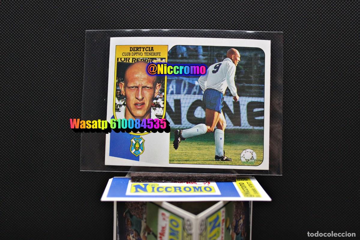 Cromos de f&uacute;tbol: dertycia tenerife 91 92 carton este nuevo sin pegar 1991 1992 ver fotos + en niccromo