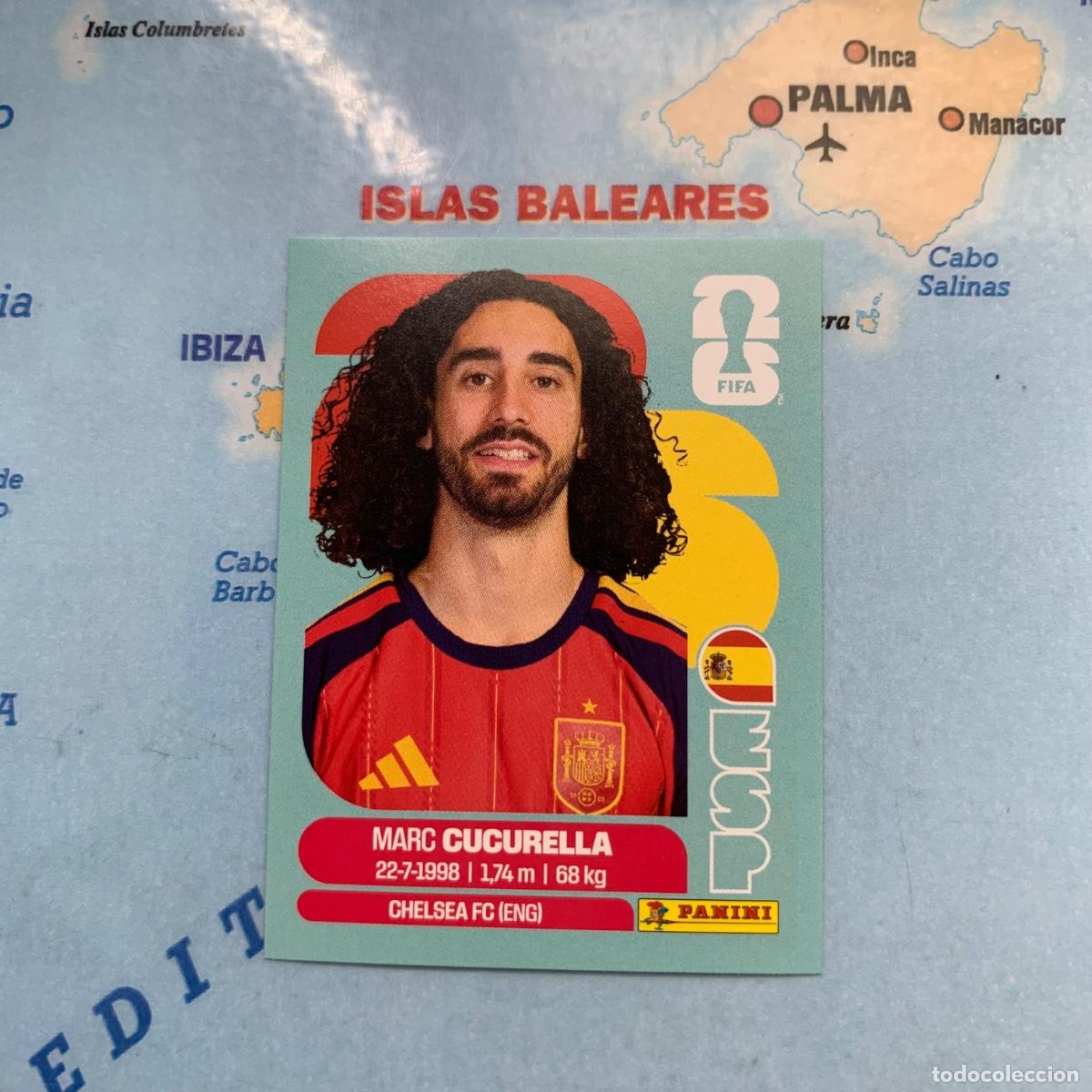 Cromos de f&uacute;tbol: Cucurrella n&uacute;mero 8 de Espa&ntilde;a cromo panini Mundial Fifa World Cup 2026