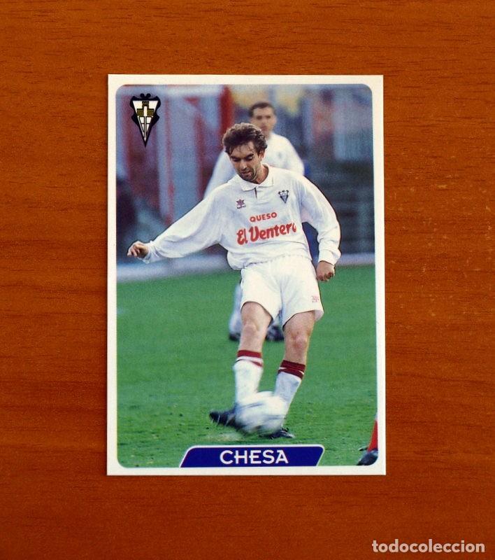 Cromos de f&uacute;tbol: Albacete -N&ordm; 306 Chesa -UH-&Uacute;ltima Hora -Las Fichas la Liga 95-96-1995-1996 -Mundicromo