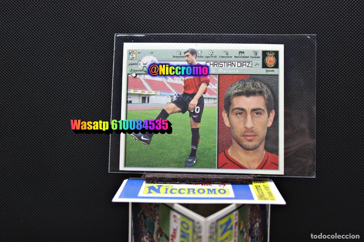 Figurine di Calcio: christian diaz mallorca 2001 2002 este fichaje 33 cromo nuevo sin pegar 01 02 ver foto + en niccromo