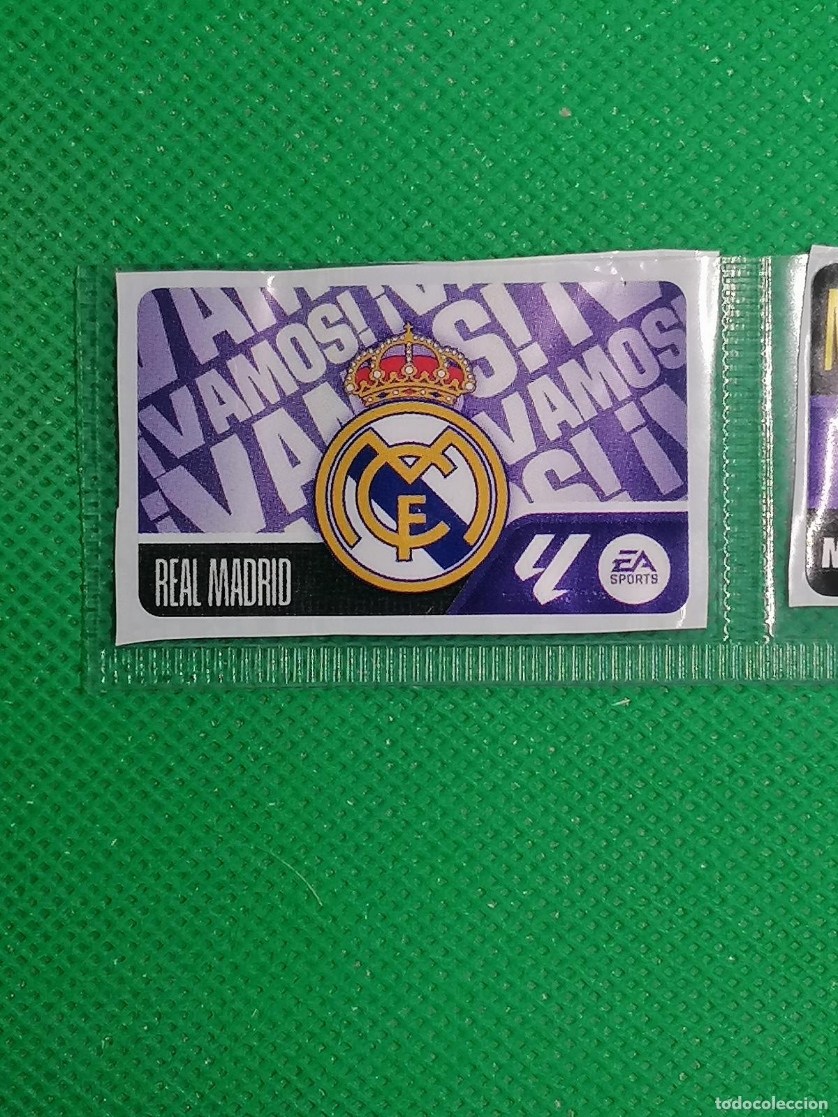 Cartes &agrave; collectionner de Football: ESCUDO REAL MADRID CHICLES CHICLE SIN PEGAR ⚽ PANINI LIGA ESTE 26 27 2026 2027 ⚽