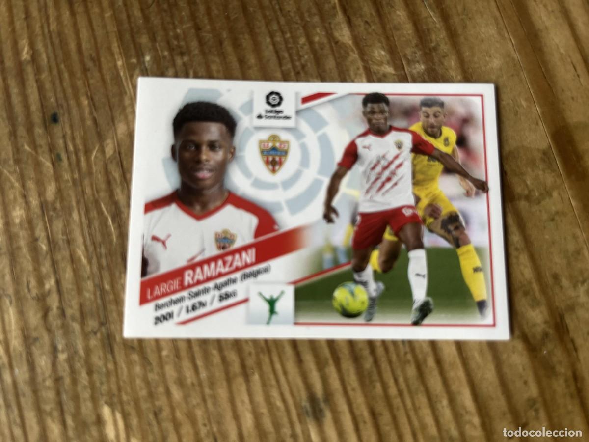 Cromos de f&uacute;tbol: CROMO SIN PEGAR NUNCA PEGADO ALBUM LIGA ESTE 22 23 2022 2023 ALMERIA # 18 RAMAZANI