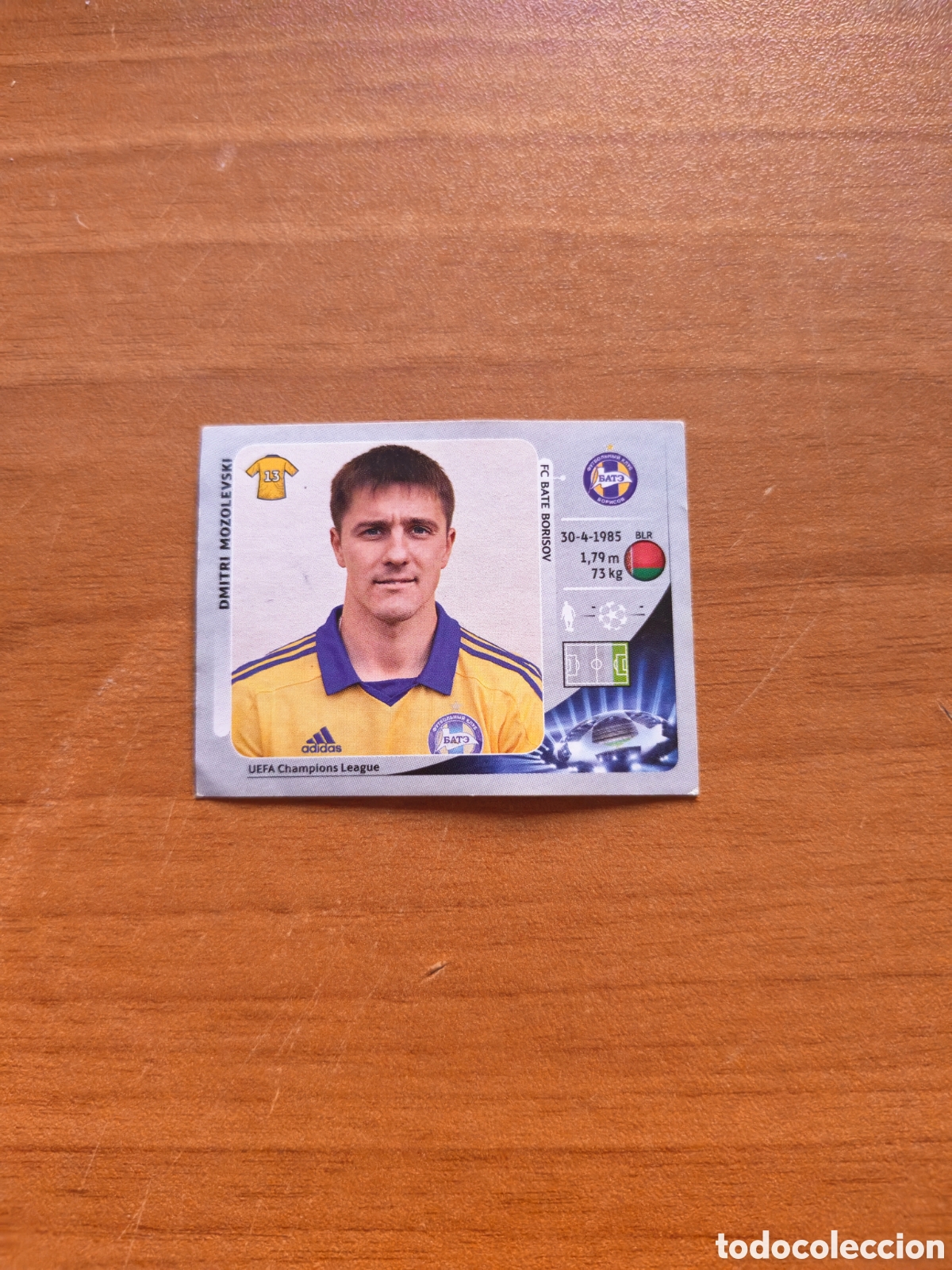 Cromos de f&uacute;tbol: Cromos Dmitri Mozolevski Champions League 12/13
