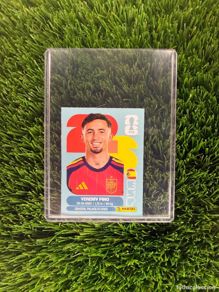 Cromos de f&uacute;tbol: N&ordm; ESP19B Yeremy Pino Actualizaci&oacute;n Espa&ntilde;a Mundial 2026 Stickers