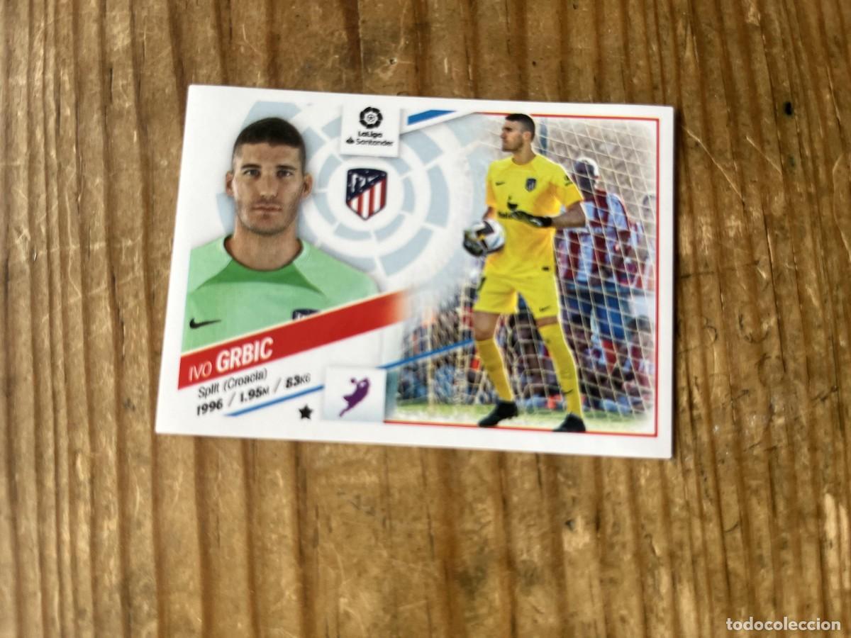 Cromos de f&uacute;tbol: CROMO SIN PEGAR NUNCA PEGADO ALBUM LIGA ESTE 22 23 2022 2023 ATLETICO MADRID # 4 GRBIC