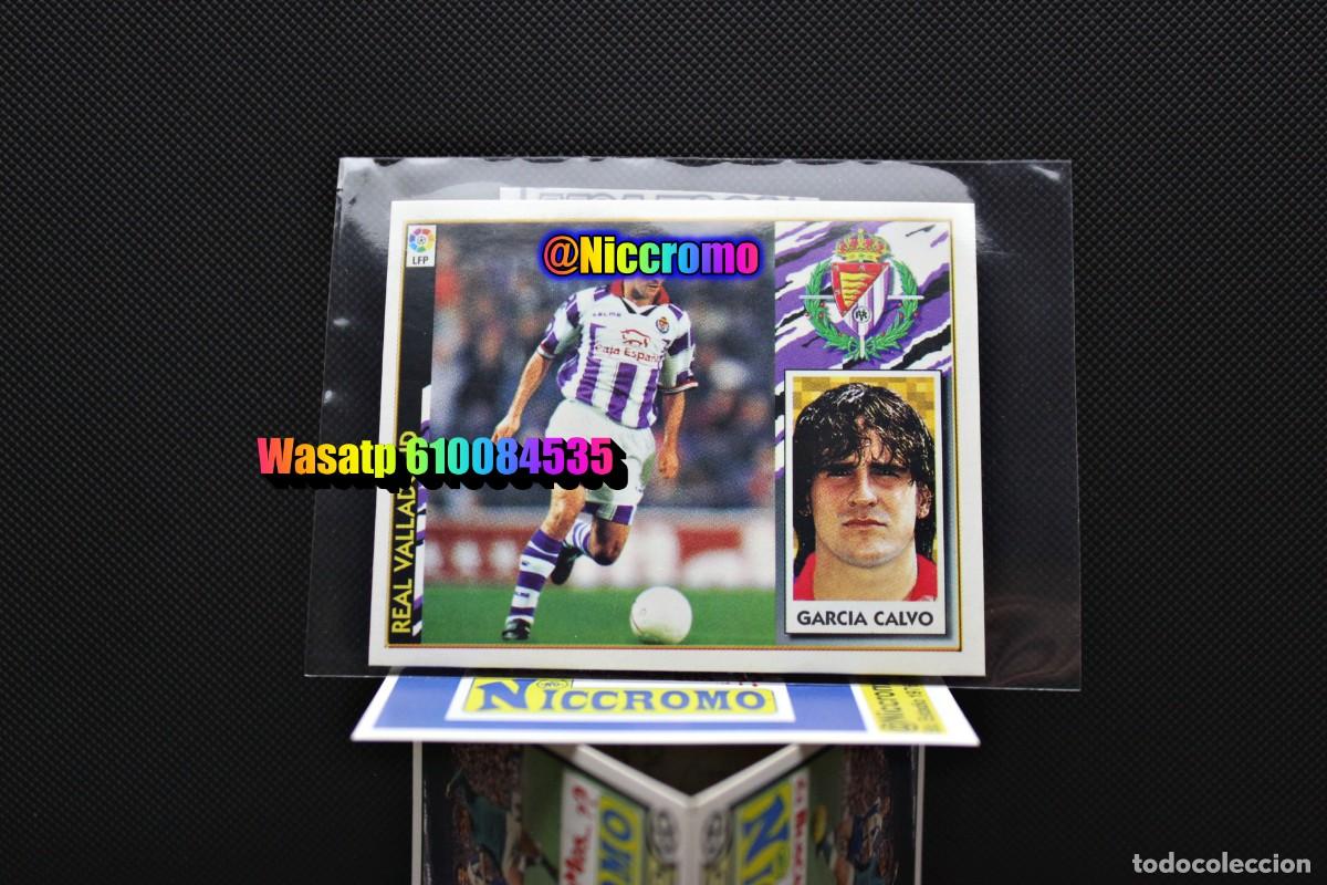 Cromos de f&uacute;tbol: garcia calvo valladolid 1997 1998 este cromo nuevo sin pegar 97 98 ver foto + en niccromo