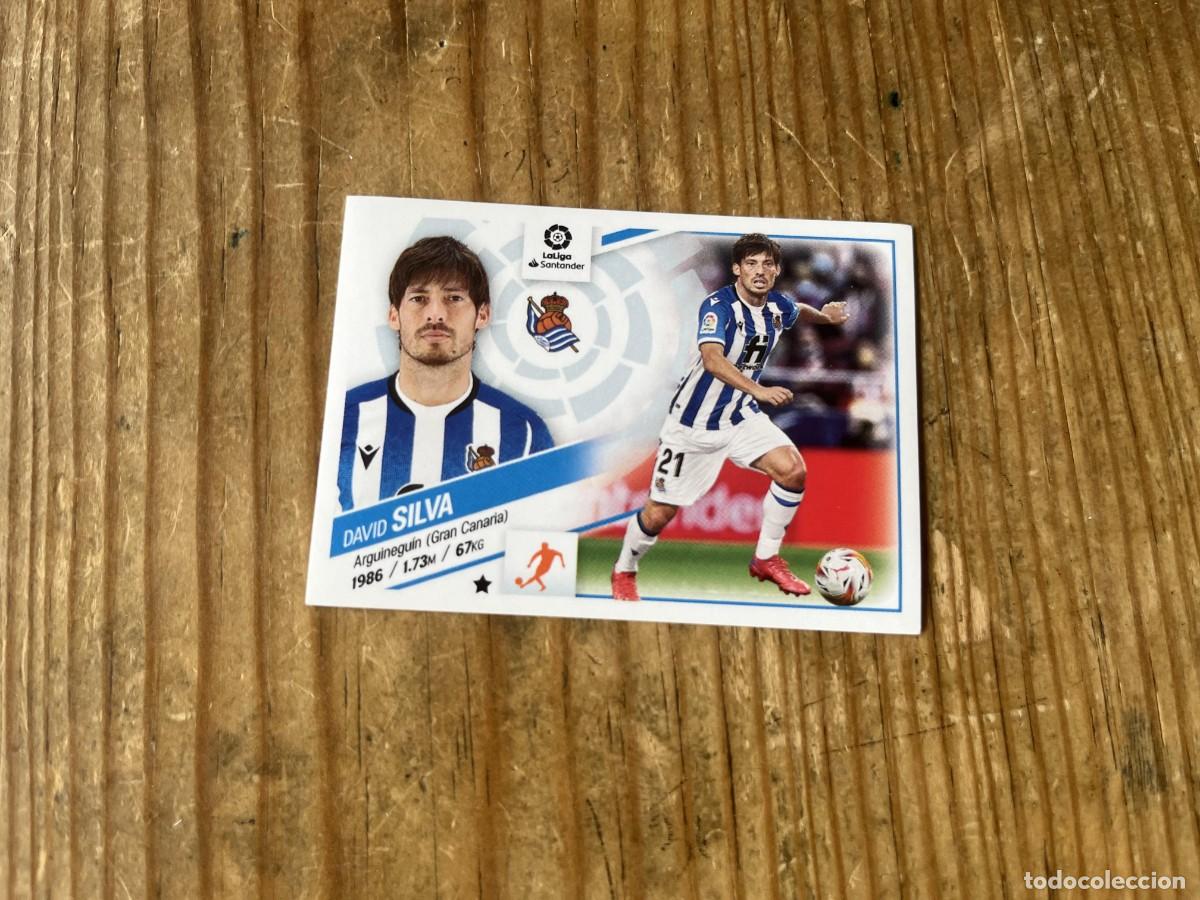 Cromos de f&uacute;tbol: CROMO SIN PEGAR NUNCA PEGADO ALBUM LIGA ESTE 22 23 2022 2023 REAL SOCIEDAD # 15 DAVID SILVA
