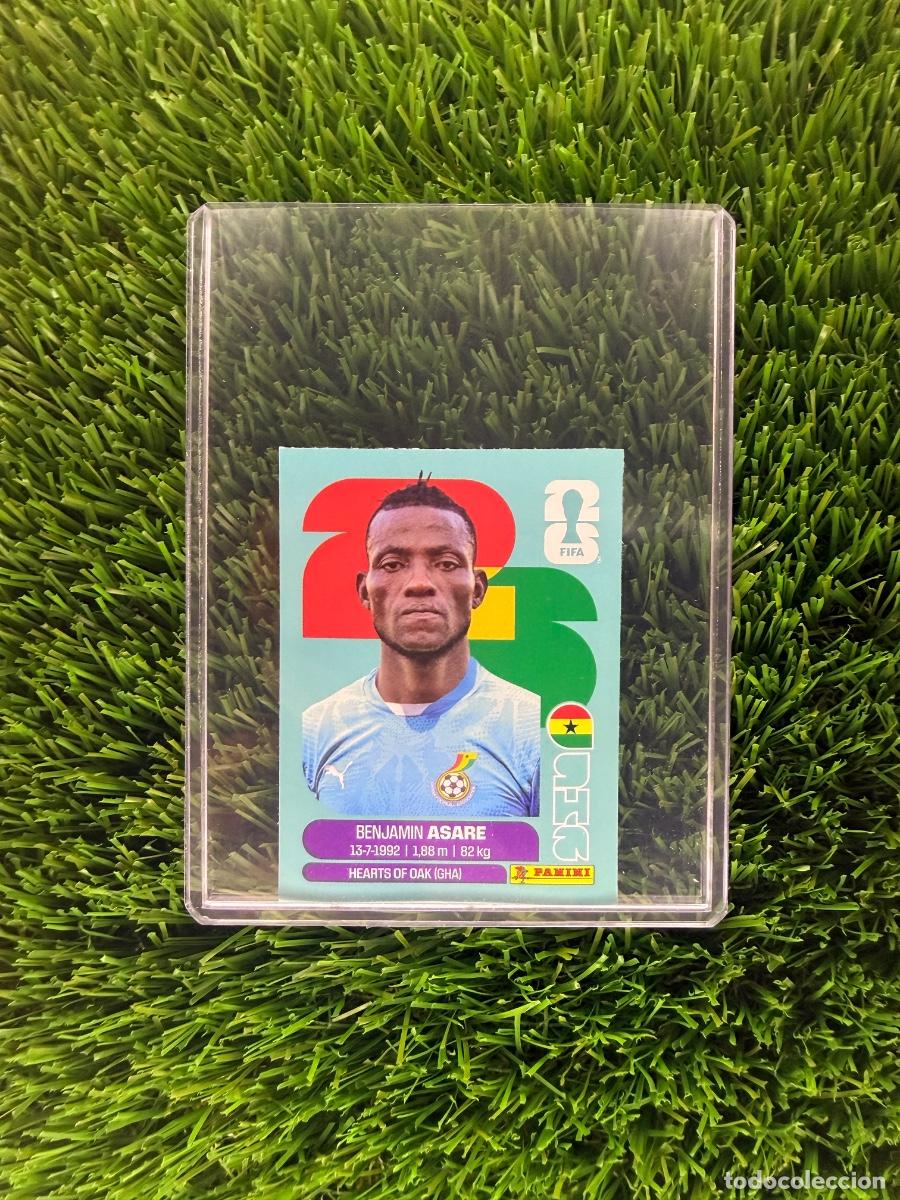 Cromos de f&uacute;tbol: N&ordm; GHA3B Benjamin Asare Actualizaci&oacute;n Ghana Mundial 2026 Stickers