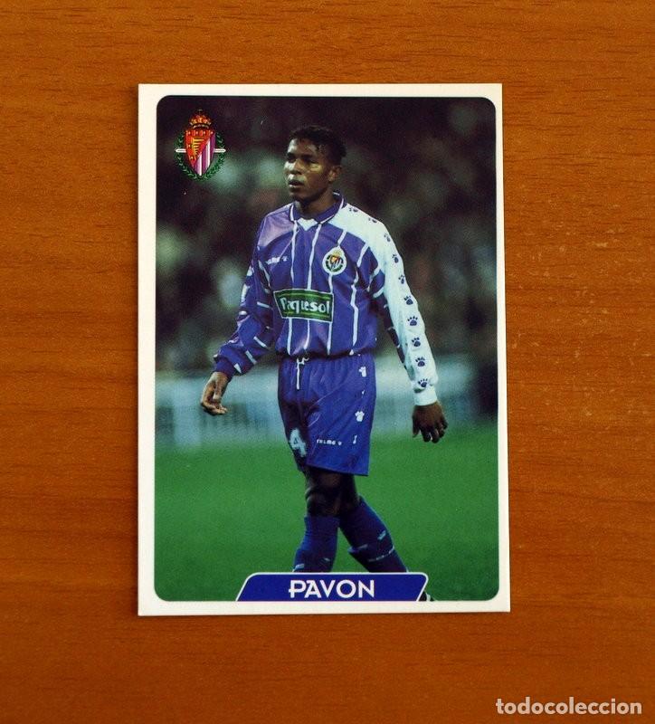 Cromos de f&uacute;tbol: Real Valladolid -N&ordm; 329 Pavon -UH-&Uacute;ltima Hora -Las Fichas la Liga 95-96-1995-1996-Mundicromo