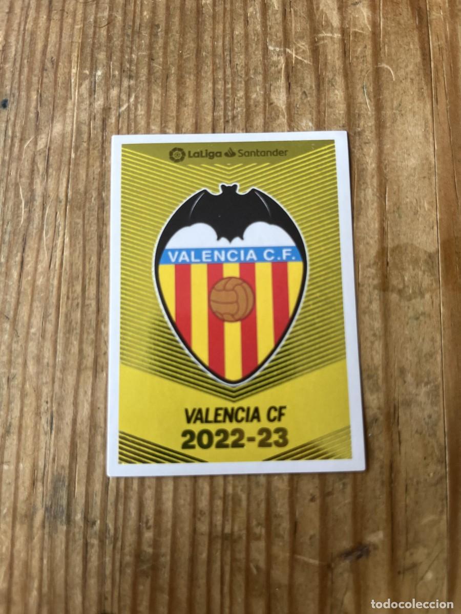 Cromos de f&uacute;tbol: CROMO SIN PEGAR NUNCA PEGADO ALBUM LIGA ESTE 22 23 2022 2023 VALENCIA # 1 ESCUDO