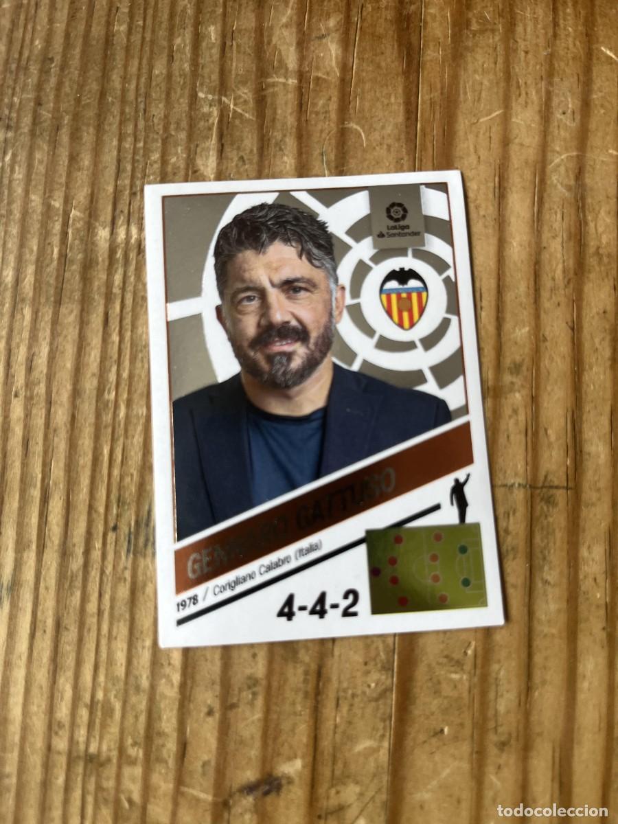 Cromos de f&uacute;tbol: CROMO SIN PEGAR NUNCA PEGADO ALBUM LIGA ESTE 22 23 2022 2023 VALENCIA # 2 ENTRENADOR GATTUSO