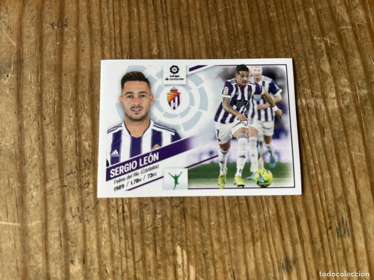 Cromos de f&uacute;tbol: CROMO SIN PEGAR NUNCA PEGADO ALBUM LIGA ESTE 22 23 2022 2023 VALLADOLID # 18 SERGIO LEON