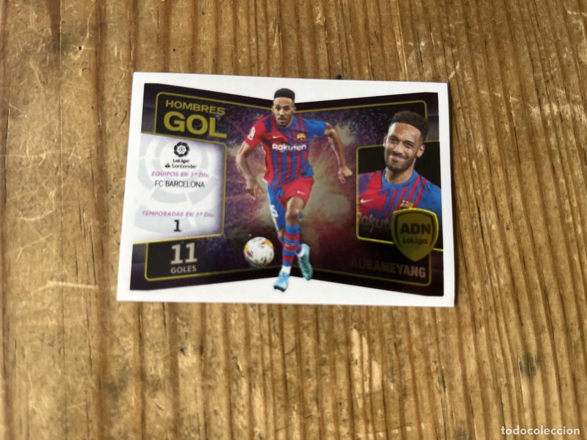 Cromos de f&uacute;tbol: CROMO SIN PEGAR NUNCA PEGADO ALBUM LIGA ESTE 22 23 2022 2023 BARCELONA HOMBRES GOL # 2 AUBAMEYANG