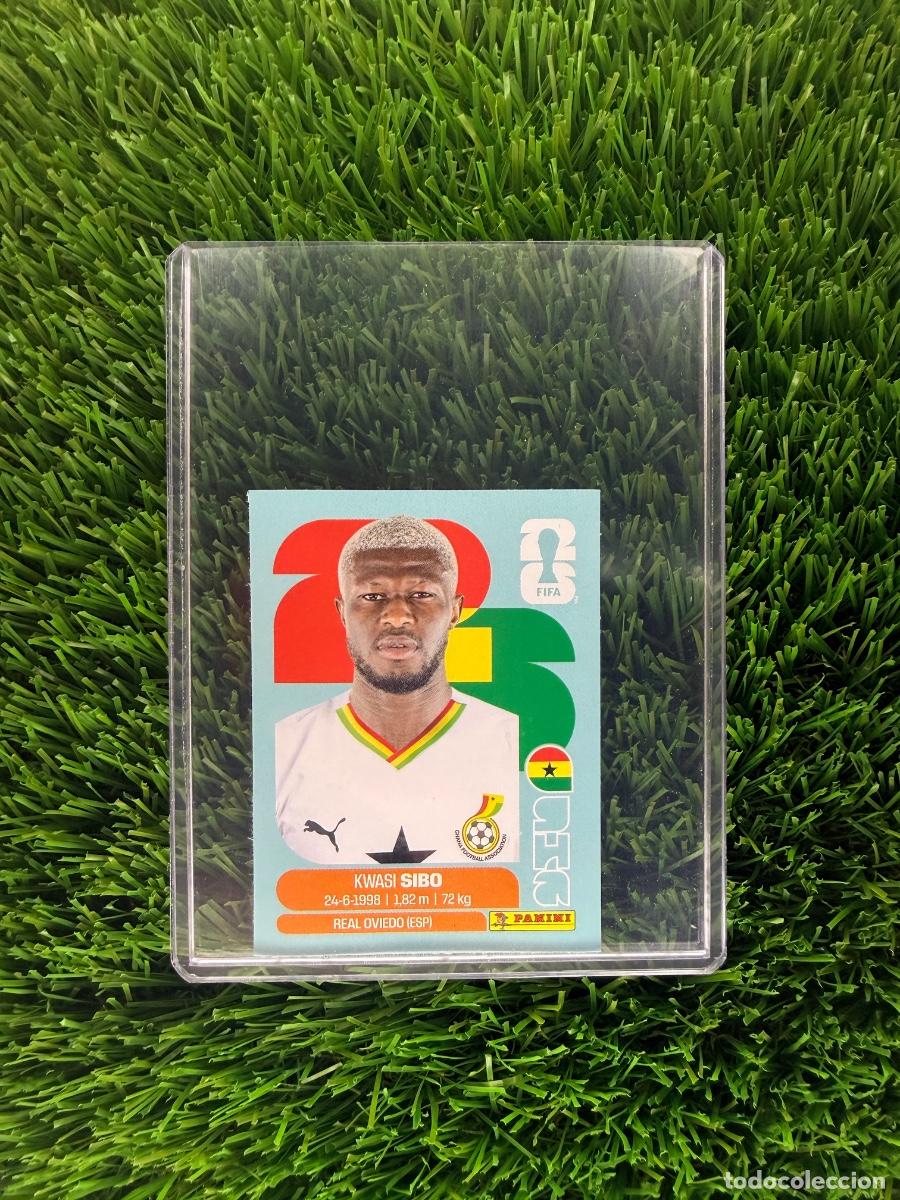 Cromos de f&uacute;tbol: N&ordm; GHA11B Kwasi Sibo Actualizaci&oacute;n Ghana Mundial 2026 Stickers