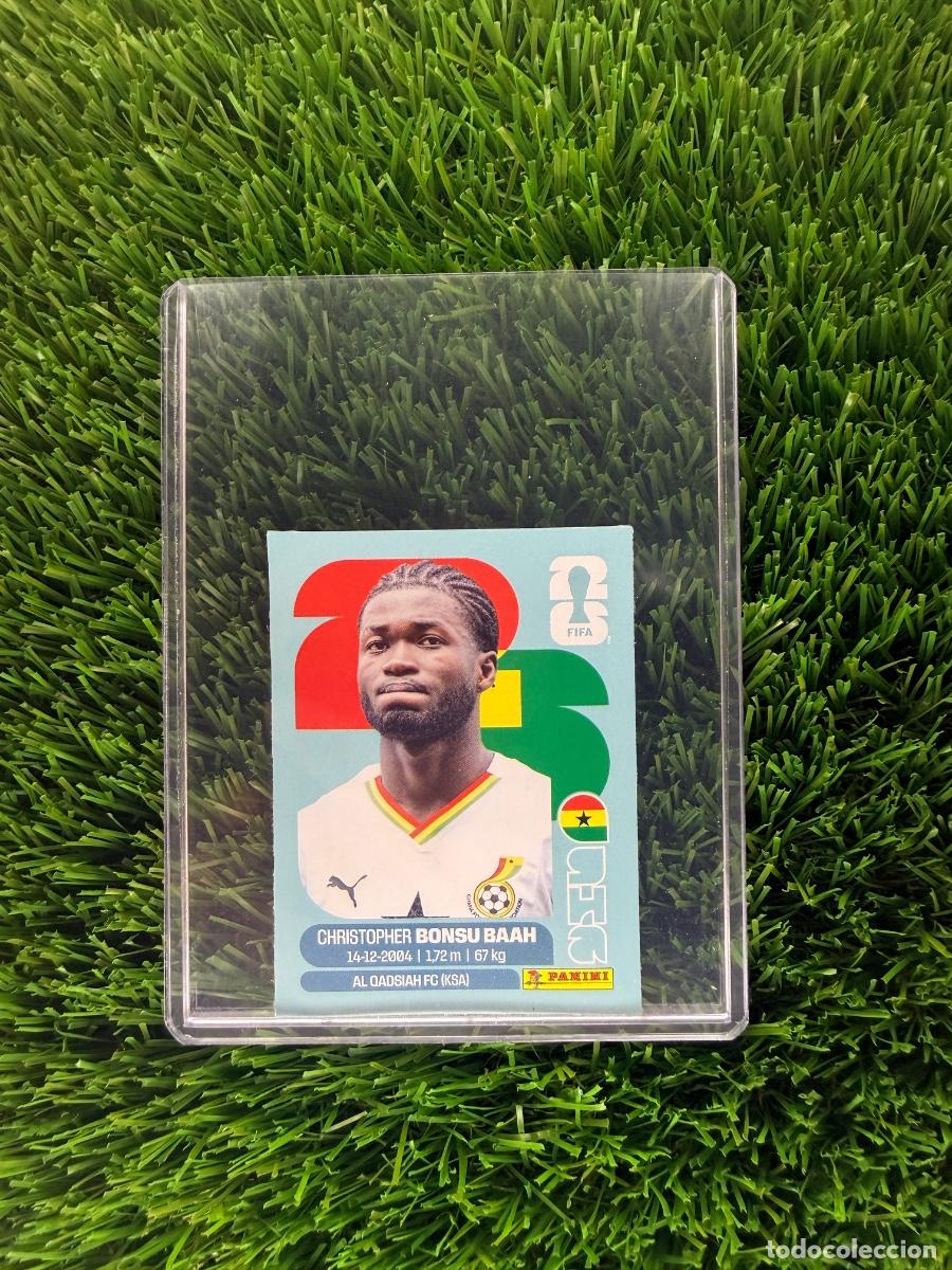 Cartes &agrave; collectionner de Football: N&ordm; GHA14B Christopher Bonsu Baah Actualizaci&oacute;n Ghana Mundial 2026 Stickers